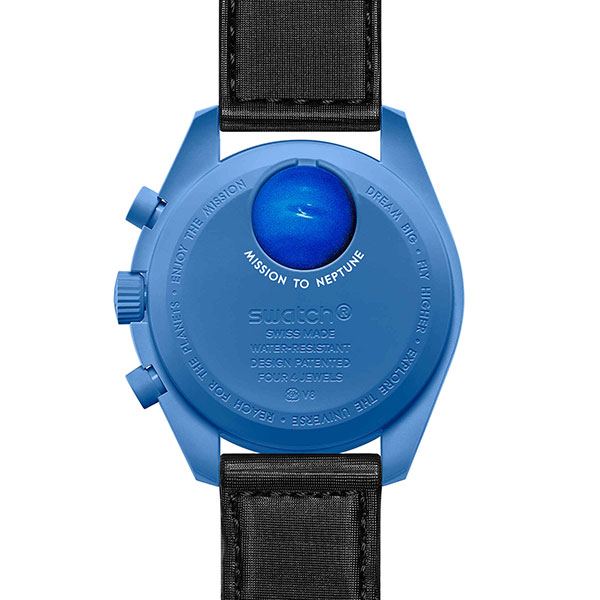 ساعت سواچ مدل MISSION TO NEPTUNE SO33N100 از کالکشن MOONSWATCH